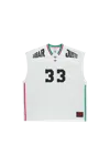 Adidas X Willy Chavarria Chavarria Jabbar Bball Jersey Off White In White