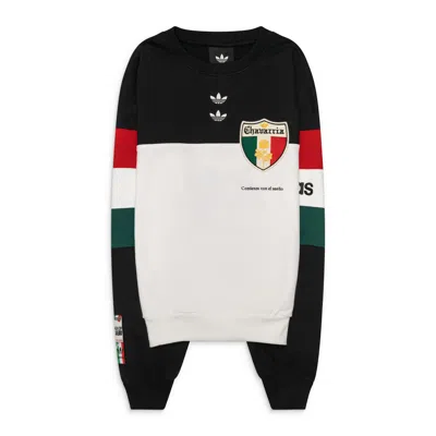 Adidas X Willy Chavarria Wc Crew Sweatshirt Multicolor In Sand