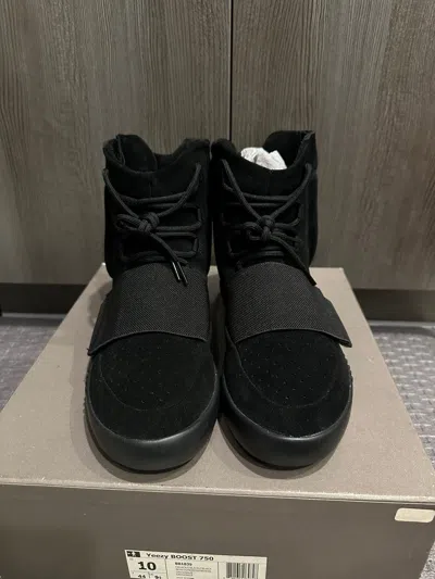 Pre-owned Adidas X Yeezy Season Adidas Yeezy Boost 750 Triple Black Shoes