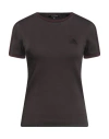 Adidas X Yeezy Woman T-shirt Charcoal Size Xs Cotton, Polyester In Grey