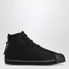Adidas Y-3 X Neighborhood Black Canvas Sneakers In Black