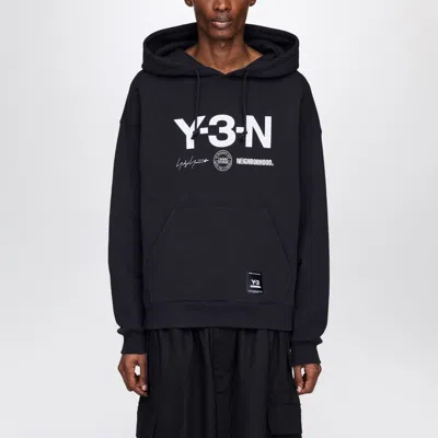 Adidas Y-3 X Neighborhood Black Cotton Hoodie