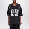 Adidas Y-3 X Neighborhood Black/white Oversized Sports T-shirt In Black