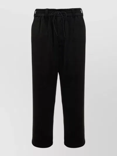 Adidas Y3 Velvet Shorts Tailored Style Side Pockets In Black