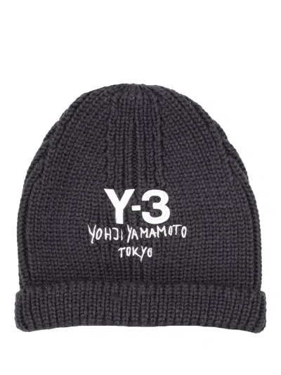 Adidas Y3 Y 3 Knit Beanie In Black