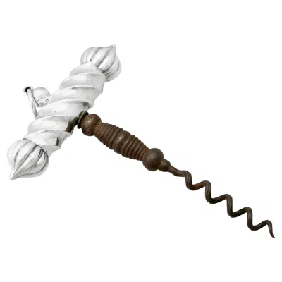 Pre-owned Adie & Lovekin Victorian Sterling Silver Corkscrew By , 1890