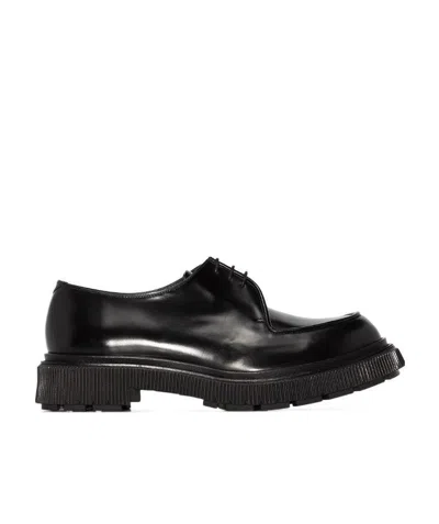 Adieu Black Type 124 Leather Derby Shoes