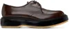 Adieu Brown Type 54c Derbys In Dark Brown Expresso