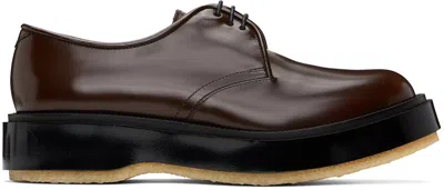 Adieu Brown Type 54c Derbys In Dark Brown Expresso