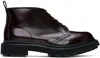 Adieu Burgundy Type 121 Boots In Cordoban
