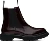 Adieu Burgundy Type 188 Chelsea Boots In Cordoban