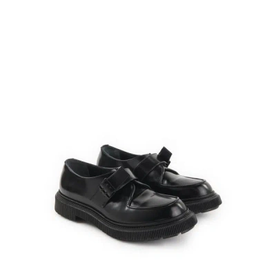 Adieu Leather Moccasins In Black