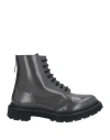 Adieu Man Ankle Boots Lead Size 9 Leather In Grey