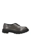 Adieu Man Lace-up Shoes Lead Size 9 Leather In Grey