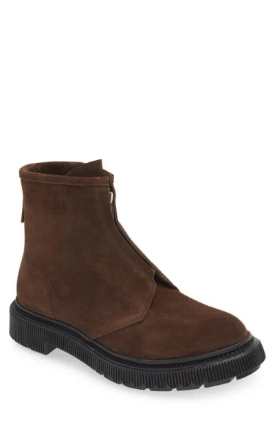Adieu Suede Boot In Dark Earth