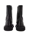 Adieu Type 185 Boots In Black Leather In Black