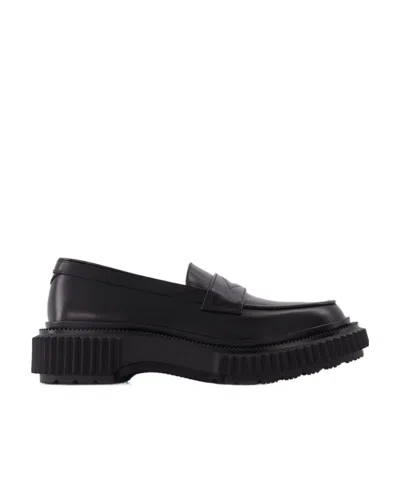 Adieu Type 192 Panelled Loafers In Black