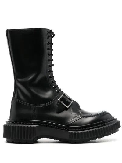 Adieu Type 195 Lace-up Boots In Black