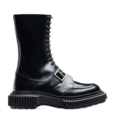 Adieu Type 195 Lace-up Boots In Black
