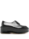 Adieu Type 101 Derby Creeper Lace-up Shoes In Schwarz