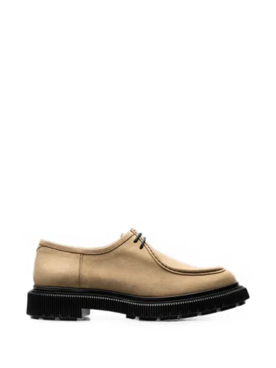 Adieu Type 212 Lace-up Suede Shoes In Neutral