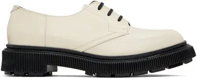 Adieu White Type 132 Derbys In Ivory