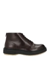 Adieu Woman Ankle Boots Dark Brown Size 11 Soft Leather In Brown