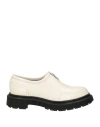 Adieu Woman Loafers Ivory Size 8 Leather In White