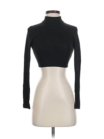 Pre-owned Adika 3/4 Sleeve Turtleneck In Black