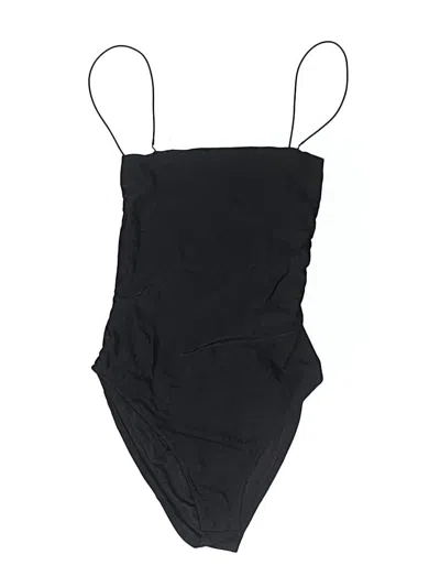 Pre-owned Adika Bodysuit In Black