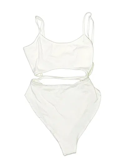 Pre-owned Adika Bodysuit In Ivory