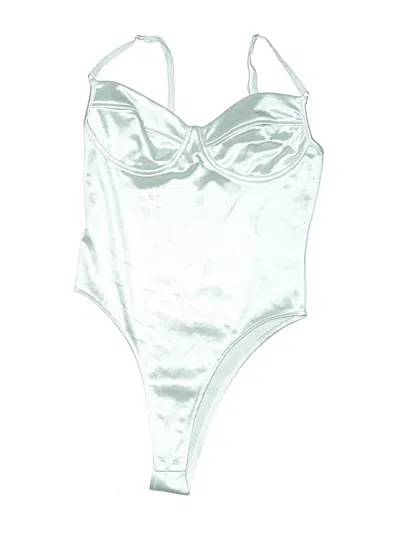 Pre-owned Adika Bodysuit In Silver
