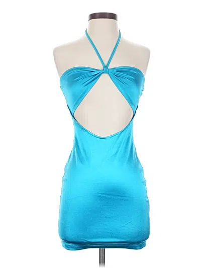 Pre-owned Adika Cocktail Dress In Blue