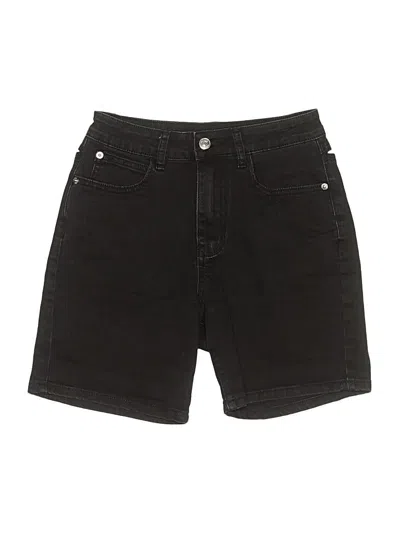 Pre-owned Adika Denim Shorts In Black