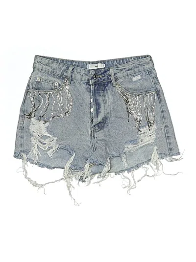 Pre-owned Adika Denim Shorts In Blue