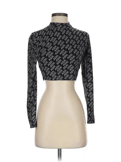 Pre-owned Adika Long Sleeve Turtleneck In Black