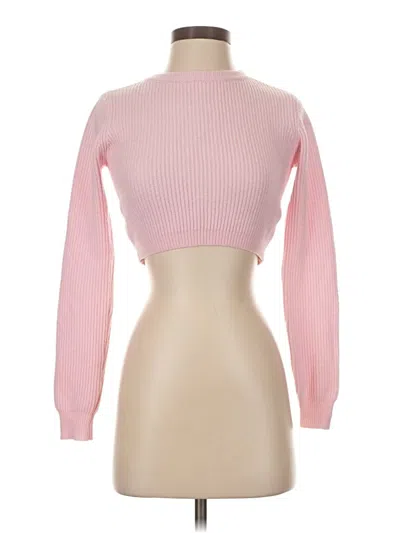 Pre-owned Adika Long Sleeve Turtleneck In Pink