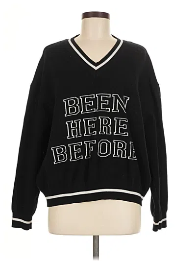 Pre-owned Adika Pullover Sweater In Black