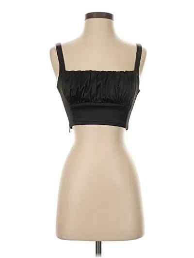 Pre-owned Adika Sleeveless Top Black Strapless Neckline Tops