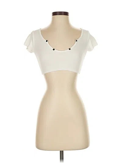 Pre-owned Adika Tank Top Ivory Sweetheart Neckline Tops