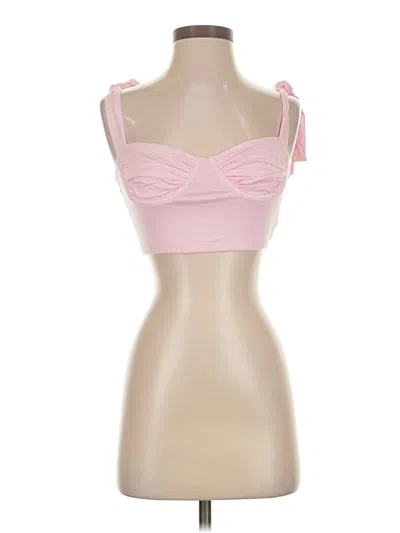 Pre-owned Adika Tube Top Pink Strapless Neckline Tops