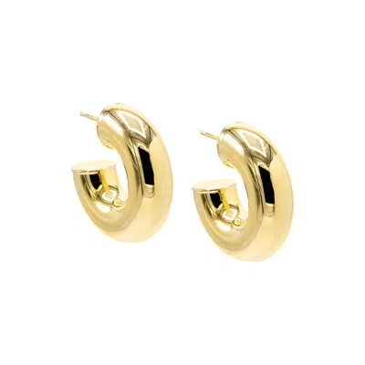 Adina Eden Bubble Hoop Earring In Gold