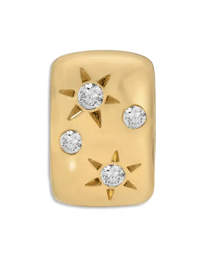 Adina Reyter 10k Yellow Gold Diamond Celestial Bead