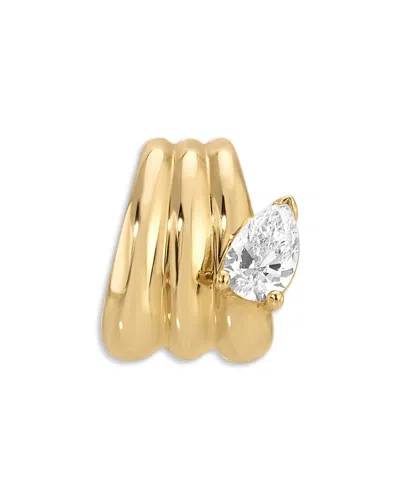 Adina Reyter 10k Yellow Gold Groovy Diamond Lab Grown Diamond Era Mini Bead Charm
