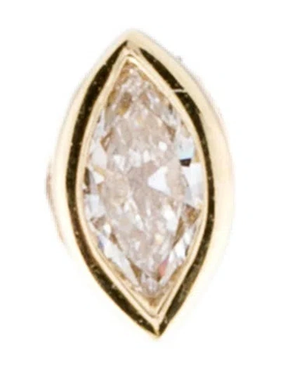 Pre-owned Adina Reyter 14k Diamond Single Stud Earring In Multi