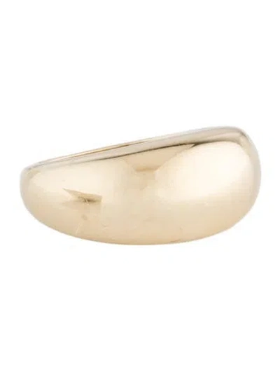 Pre-owned Adina Reyter 14k Large Dome Ring In Multicolor