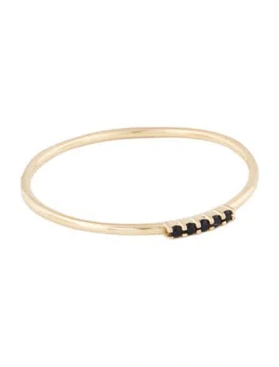 Pre-owned Adina Reyter 14k Sapphire Stacking Band In Multi
