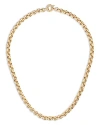 ADINA REYTER 14K YELLOW GOLD CHUNKY ROLO LINK CHAIN NECKLACE, 16