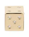 ADINA REYTER 14K YELLOW GOLD DIAMOND DICE FLOATING CHARM PENDANT