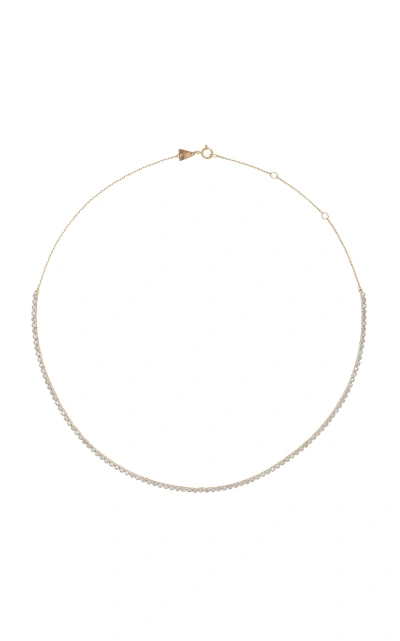 Adina Reyter 14k Yellow Gold Diamond Riviera Necklace